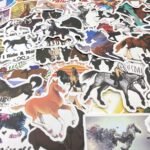 AOWDIAO 100 Pieces Horse Stickers, Horse Riding Stickers Pack for Water Bottle, Laptop, Car, Luggage, Horse Gifts for Girls Women Kids - Image 4