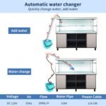 UPETTOOLS Aquarium Gravel Cleaner - Electric Automatic Removable Vacuum Water Changer Sand Algae Cleaner Filter Changer 110V/28W - Image 6