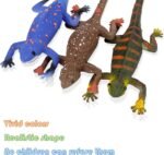 12 Pack Lizard Animal Figurines,6" Color-Changeable and Stretchy Reptile Toy Set,for Themed Parties,Goodie Bag Fillers, Carnival Prizes - Image 5