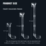 Aquarium Fish Shrimp Feeding Dish Set, Transparent Shrimp Feeding Tube, Fish Tank Feeding Supplies with Feeding Ring Cleaning Brush Aquarium Fish Tank Feeder - Image 4