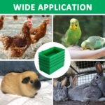 5 Pcs Bird Feeder for Cage, Small Bird Food Bowls for Cage, Bird Cage Accessories for Budgies Cockatiel Lovebird Small Birds Canary Finch - Image 4