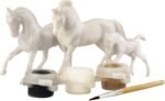 Breyer Horses Stablemates Horse Family Paint Set | 3 Horse Set | 1:32 Scale | Horse Toy | Model #4239, White - Image 3