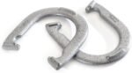 Franklin Sports Horseshoe Set - Cast iron Horseshoes and Steel Stakes - Official Size and Weight - Perfect for Yard and Beach - Recreational - Image 7