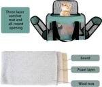 Small Animal Travel, Carrier for Hedgehog Rat Parrot Bird Guinea Pig, Lizards Carrier, Soft Sided Travel Carrier Portable Guinea Pig Travel Carrier Up to 10 Lbs (15 * 10 * 10, Green) - Image 3