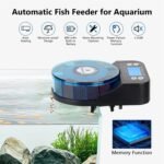 Automatic Fish Feeder for Aquarium - 2024 Upgraded Rechargeable and Precision Fish Feeder Auto Dispenser for Betta Fish & Turtle, Moisture & Proof Vacation Self Feeding(Memory Function) - Image 3