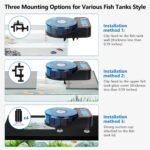 Automatic Fish Feeder for Aquarium - 2024 Upgraded Rechargeable and Precision Fish Feeder Auto Dispenser for Betta Fish & Turtle, Moisture & Proof Vacation Self Feeding(Memory Function) - Image 7