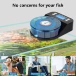 Automatic Fish Feeder for Aquarium - 2024 Upgraded Rechargeable and Precision Fish Feeder Auto Dispenser for Betta Fish & Turtle, Moisture & Proof Vacation Self Feeding(Memory Function) - Image 8