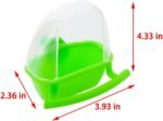 3 Pcs Small Bird Slot Feeder No Mess Cage Hanging Feeder Cup Plastic Food Feeding Box for Parakeet Budgies Cockatiel Lovebird Small Birds - Image 5
