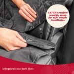 Lusso Gear Dog Car Seat Cover for Back Seat - Waterproof Dog Seat Cover for Back Seat - Non-Slip Back Seat Cover Stays in Place - Black Rear Seat Cover for Car, Truck and SUV - Car Seat Protector - Image 9