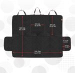 Lusso Gear Dog Car Seat Cover for Back Seat - Waterproof Dog Seat Cover for Back Seat - Non-Slip Back Seat Cover Stays in Place - Black Rear Seat Cover for Car, Truck and SUV - Car Seat Protector - Image 10