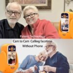2 Way Camera Audio/Video,2.8''Screen Pan/Tilt WiFi AI Motion Detection for Baby/Pet/Puppy/Cat/Dog,Facetime Nanny Cam Voice with Phone APP Video Calling Devices for Elderly Indoor,Orange - Image 6