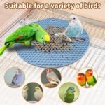 7 Pcs Bird Foraging Puzzle Toys Sets Silicone Birds Slow Feeder Mats Parrot Cage Food Clip Bird Enrichment Foraging Toys for Parakeet, Cockatiel, Budgies, African Grey - Image 6