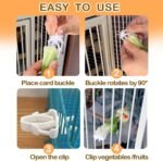 7 Pcs Bird Foraging Puzzle Toys Sets Silicone Birds Slow Feeder Mats Parrot Cage Food Clip Bird Enrichment Foraging Toys for Parakeet, Cockatiel, Budgies, African Grey - Image 7