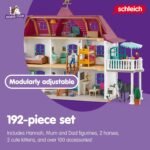 schleich HORSE CLUB — Lakeside Country House and Stable Horse Play Set, 192 Piece Detailed Doll House and Horse Toy Accessories for Girls and Boys Ages 5+ - Image 4