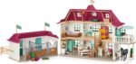 schleich HORSE CLUB — Lakeside Country House and Stable Horse Play Set, 192 Piece Detailed Doll House and Horse Toy Accessories for Girls and Boys Ages 5+ - Image 7