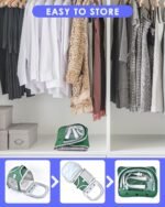 Bissap Bearded Dragon Travel Carrier, Portable Guinea Pig Carrier Bag Tortoise Carrier Pouch for Bunny Hamster Chinchilla Hedgehog Lizard Bird Outgoing Reptile Travel Carrying Case - Green - Image 7