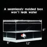 Reptile Terrarium - Amphibian Tank Starter Kit, Eco Rainforest Feeding Box, Amphibian Feeding Box, Suitable for breeding Lizards, Snakes, Chameleons,Jumping Spiders - Image 5