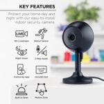 1080p HD Security Camera - WiFi Security Camera for Indoor Surveillance with Motion Detection, Two-Way Audio, Cloud Storage, Compatible with Alexa and Google Assistant, 4-Pack - Image 3