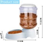 Automatic Dog Feeders, Dog Feeder Dispenser for Large Dogs, 3 Gallon Gravity Automatic Dog Cat Feeder Station, Dry Food Storage Container Bowl for Adult Dogs - Image 3