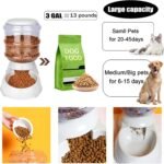 Automatic Dog Feeders, Dog Feeder Dispenser for Large Dogs, 3 Gallon Gravity Automatic Dog Cat Feeder Station, Dry Food Storage Container Bowl for Adult Dogs - Image 4