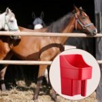 Baderke 6 Pcs Feed Scoop Plastic Enclosed Feed Scoop with Measure Marks Heavy Duty Durable Stackable Feed Scoop for Horse Goat Ranchers Livestock Homesteaders Feeding Supplies (Red) - Image 7
