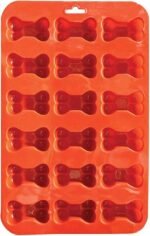 Silicone Mold Dog Bone Paw Homemade Treat, Puppy Dog Paw Shaped, Reusable Molds, Suitable for Microwave Oven, Refrigerator(Dog Bone (Red)) - Image 6