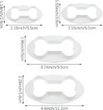 8 Pcs Dog Bone Cookie Cutters Dog Treats Cookie Cutter Bone Shape Cookie Cutters Homemade Dog Biscuit Treats Cutters for Dog Cat Homemade Treats - Image 3