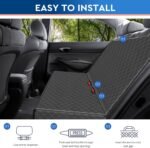 Dog Car Seat Cover Dog Seat Cover for Back Seat Scratch Prevention Dog Hammock Protects Against Dirt Dog Seat Covers for Cars Fits for Small SUVs and Trucks 54"x 58", Black - Image 5