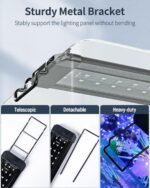 Pawfly 6 W Aquarium LED Light for 6" to 10" Fish Tanks Extendable Fish Tank Light with Full Spectrum Brilliant White Blue Red Lights with Daytime & Night Modes and Adjustable Brightness - Image 8