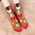 Jeasona Women's Cat Socks Cat Gifts Cute Animal Socks Dog Owl Gifts for Women - Image 5