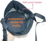 Horse Feed Bag for Grain, Small, Heavy Duty Durable Mesh Horse Feeder with Adjustable Strap, Comfortable Neck, Reinforced Waterproof Bottom Horse Muzzle Feed Bag - Image 8