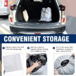 Dog Car Seat Pet Booster Seat Pet Travel Safety Car Seat,The Dog seat Made is Safe and Comfortable,and can be Disassembled for Easy Cleaning (Gray) - Image 7