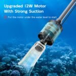 Electric Aquarium Gravel Cleaner, Multifunction Fish Tank Cleaner, 6 in 1 Fish Tank Cleaning Tools, Automatic Aquarium Vacuum Gravel Cleaner Set for Change Water, Wash Sand, Water Circulation - Image 3
