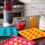 Messy Mutts Framed Silicone Treat and Topper Making Molds | 10" x 10" Tray | 12 Bone Shaped Cavities | Dishwasher, Freezer Safe | Perfect for DIY Dog Treats (Orange) - Image 7