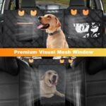 Dog Car Seat Cover, Back Seat Extender Hammock for Dogs, 100% Waterproof Nonslip with Mesh Window and Storage Pockets, 600D Heavy Duty Pet Car Seat Covers for Cars Trucks and SUV - Image 4