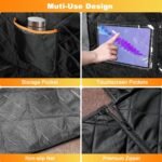 Dog Car Seat Cover, Back Seat Extender Hammock for Dogs, 100% Waterproof Nonslip with Mesh Window and Storage Pockets, 600D Heavy Duty Pet Car Seat Covers for Cars Trucks and SUV - Image 5