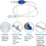 GreenJoy Aquarium Fish Tank Cleaning Kit Tools Algae Scrapers Set 5 in 1 & Fish Tank Gravel Cleaner - Siphon Vacuum for Water Changing and Sand Cleaner (Cleaner Set) - Image 3