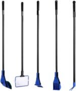 GreenJoy Aquarium Fish Tank Cleaning Kit Tools Algae Scrapers Set 5 in 1 & Fish Tank Gravel Cleaner - Siphon Vacuum for Water Changing and Sand Cleaner (Cleaner Set) - Image 5