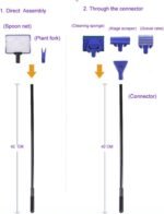 GreenJoy Aquarium Fish Tank Cleaning Kit Tools Algae Scrapers Set 5 in 1 & Fish Tank Gravel Cleaner - Siphon Vacuum for Water Changing and Sand Cleaner (Cleaner Set) - Image 8