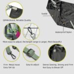 Cat Hammock,Cat Hammock for Cage,Washable Soft Outdoor Cat Mat,Waterproof Cooling Kittens Pad,Pet Hammock Hanging for Cats (Large, Black) - Image 5