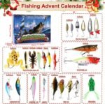 Fishing Advent Calendar 2024-24 Days of Christmas Countdown Calendar with Fishing Lures Set for Fisher Adult Men Teen Boys - Christmas Gifts for Dad Men Stocking Stuffers - Image 3