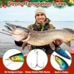 Fishing Advent Calendar 2024-24 Days of Christmas Countdown Calendar with Fishing Lures Set for Fisher Adult Men Teen Boys - Christmas Gifts for Dad Men Stocking Stuffers - Image 6