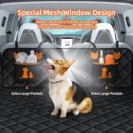 Back Seat Extender for Dogs-Large Space, Dog Car Seat Cover Hard Bottom Holds 400lbs, Dog Car Seat Cover for Back Seat, Waterproof Backseat Cover for Dogs in Car, SUV, Truck - Image 6