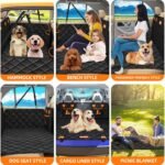 Back Seat Extender for Dogs-Large Space, Dog Car Seat Cover Hard Bottom Holds 400lbs, Dog Car Seat Cover for Back Seat, Waterproof Backseat Cover for Dogs in Car, SUV, Truck - Image 8