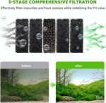 Electric Fish Tank Vacuum Gravel Cleaner: 36W Aquarium Vacuum Cleaner with Strong Suction for Water Change Wash Sand Water Shower and Water Circulation, Timed Off - Image 4