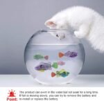 Interactive Robot Fish Toys for Cat/Dog(6 Pcs), Activated Swimming in Water with LED Light, Swimming Bath Plastic Fish Toy Gift to Stimulate Your Pet's Hunter Instincts - Image 7