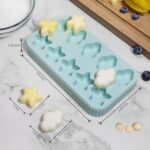 Stackable Silicone Dog Treat Molds | One Hand Accessibility | Non-Toxic BPA-Free | Make Homemade Frozen, Baked and Gummy Pet Treats (Blue), Average, SCM3578 - Image 5