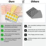 Stackable Silicone Dog Treat Molds | One Hand Accessibility | Non-Toxic BPA-Free | Make Homemade Frozen, Baked and Gummy Pet Treats (Blue), Average, SCM3578 - Image 7