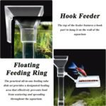 Shrimp Feeding Tube and Dish Set Aquarium Fish Feeder Tube Clear Shrimp Feeder Fish Tank Feeding Supplies with Feeding Ring Cleaning Brush for Fish Tank Aquarium - Prevent Food Scattering - Image 6