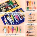 Fishing Advent Calendar for Adult Men - Fishing Lures Kit with Tackle Box Advent Calendar for Fisher Teen Boys - 2024 Xmas Holiday Surprise Gift for 24 Days Christmas Countdown - Image 3